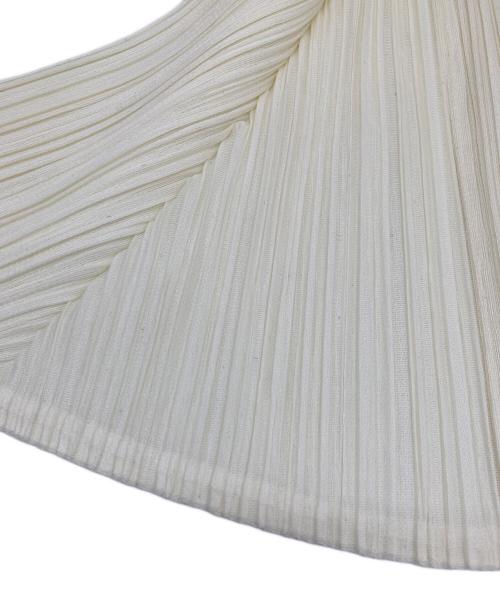 PLEATS PLEASE（プリーツプリーズ）PLEATS PLEASE (プリーツプリーズ) フロントオープンプリーツカーディガン イエロー サイズ:3の古着・服飾アイテム