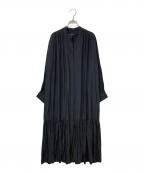 journal standard L'essageジャーナルスタンダード レサージュ）の古着「デシンマキシティアードワンピース」｜ブラック
