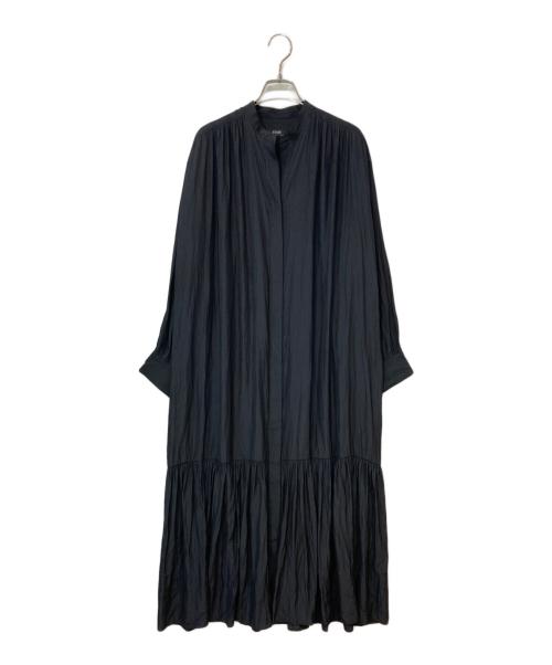 journal standard L'essage（ジャーナルスタンダード レサージュ）journal standard L'essage (ジャーナルスタンダード レサージュ) デシンマキシティアードワンピース ブラック サイズ:-の古着・服飾アイテム