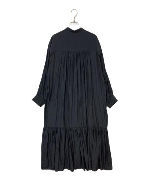 journal standard L'essage（ジャーナルスタンダード レサージュ）journal standard L'essage (ジャーナルスタンダード レサージュ) デシンマキシティアードワンピース ブラック サイズ:-の古着・服飾アイテム