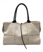 BOTTEGA VENETAボッテガベネタ）の古着「THE ARCO TOTE キャンバストートバッグ」｜ベージュ
