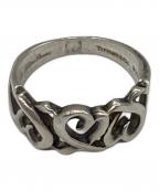 TIFFANY & Co.ティファニー アンド コー）の古着「トリプルラビングハートリング」｜シルバーカラー