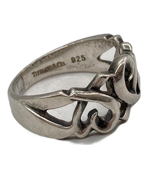 TIFFANY & Co.（ティファニー アンド コー）Tiffany & Co. (ティファニー) トリプルラビングハートリング シルバーカラー サイズ:-の古着・服飾アイテム