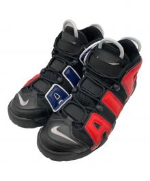 NIKE（ナイキ）の古着「AIR MORE UPTEMPO 96 ハイカットスニーカー」｜BLACK/UNIVERSITY RED