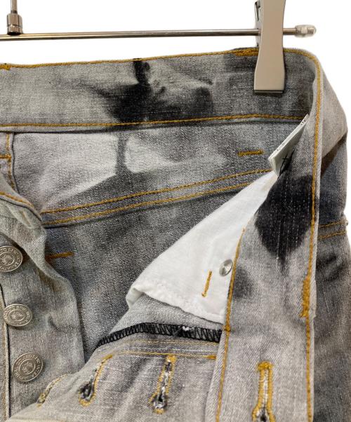 TORNADO MART（トルネードマート）TORNADO MART (トルネードマート) タイダイブーツカットデニムパンツ インディゴ サイズ:Sの古着・服飾アイテム