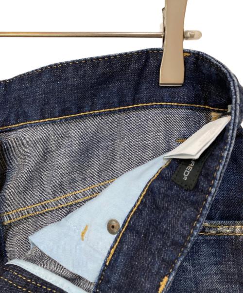 DSQUARED2（ディースクエアード）DSQUARED2 (ディースクエアード) ペイント加工 ダメージデニムパンツ インディゴ サイズ:48の古着・服飾アイテム