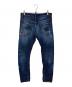 DSQUARED2 (ディースクエアード) ペイント加工 ダメージデニムパンツ インディゴ サイズ:48：5000円