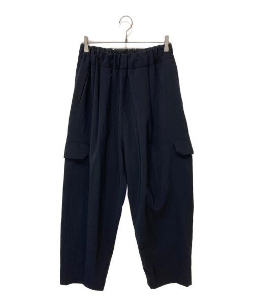 NO CONTROL AIR（ノーコントロールエアー）NO CONTROL AIR (ノーコントロールエアー) 強撚ポリエステル・ストレッチポプリンカーゴパンツ ブラック サイズ:Mの古着・服飾アイテム