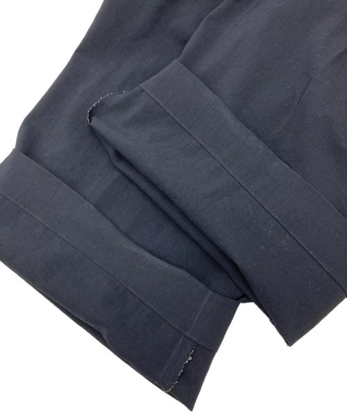 NO CONTROL AIR（ノーコントロールエアー）NO CONTROL AIR (ノーコントロールエアー) 強撚ポリエステル・ストレッチポプリンカーゴパンツ ブラック サイズ:Mの古着・服飾アイテム