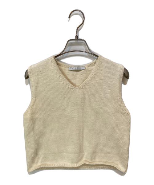 ETRE TOKYO（エトレトウキョウ）ETRE TOKYO (エトレトウキョウ) ツーピースクロップドニット アイボリー サイズ:Fの古着・服飾アイテム