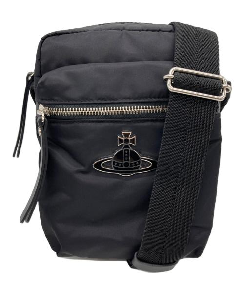 Vivienne Westwood（ヴィヴィアンウエストウッド）Vivienne Westwood (ヴィヴィアンウエストウッド) オーブナイロンショルダーバッグ ブラック サイズ:-の古着・服飾アイテム