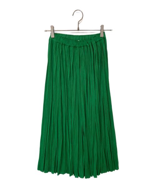 PLEATS PLEASE（プリーツプリーズ）PLEATS PLEASE (プリーツプリーズ) プリーツスカート グリーン サイズ:3の古着・服飾アイテム