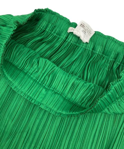 PLEATS PLEASE（プリーツプリーズ）PLEATS PLEASE (プリーツプリーズ) プリーツスカート グリーン サイズ:3の古着・服飾アイテム