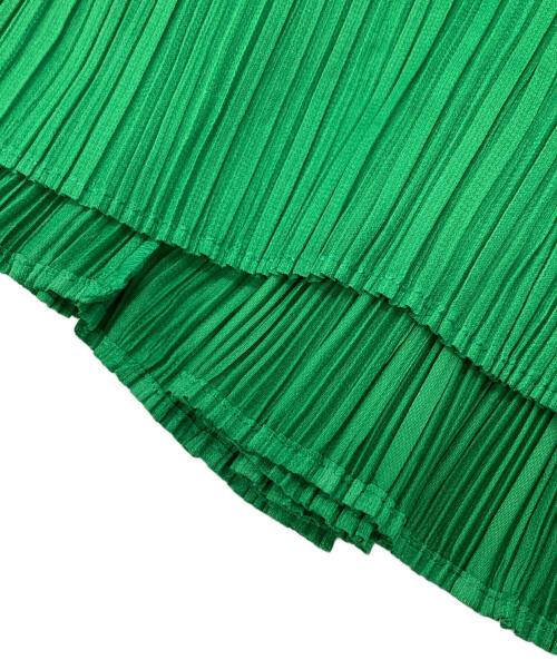 PLEATS PLEASE（プリーツプリーズ）PLEATS PLEASE (プリーツプリーズ) プリーツスカート グリーン サイズ:3の古着・服飾アイテム