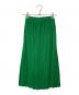 PLEATS PLEASE（プリーツプリーズ）の古着「プリーツスカート」｜グリーン