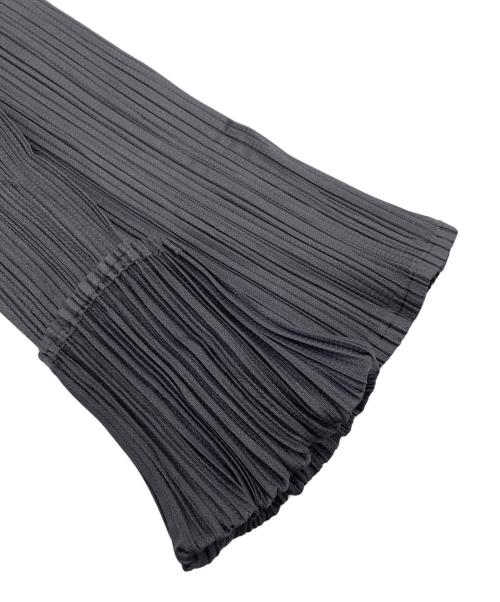 PLEATS PLEASE（プリーツプリーズ）PLEATS PLEASE (プリーツプリーズ) プリーツプルオーバーブラウス グレー サイズ:3の古着・服飾アイテム