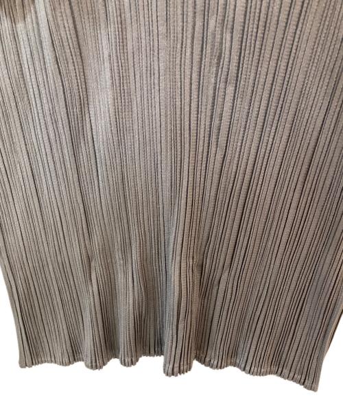 PLEATS PLEASE（プリーツプリーズ）PLEATS PLEASE (プリーツプリーズ) ノースリーブプリーツカットソー グレー サイズ:34の古着・服飾アイテム
