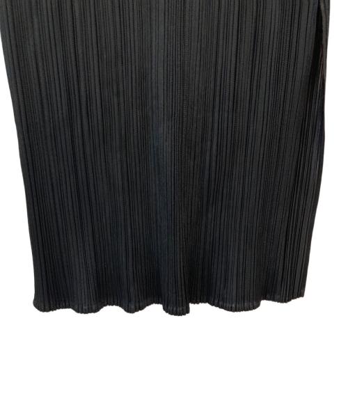 PLEATS PLEASE（プリーツプリーズ）PLEATS PLEASE (プリーツプリーズ) ノースリーブプリーツワンピース ブラック サイズ:1の古着・服飾アイテム