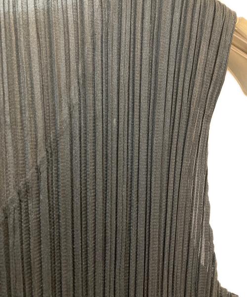 PLEATS PLEASE（プリーツプリーズ）PLEATS PLEASE (プリーツプリーズ) ノースリーブプリーツワンピース ブラック サイズ:1の古着・服飾アイテム