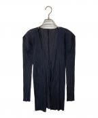 PLEATS PLEASEプリーツプリーズ）の古着「長袖プリーツシャツ」｜ブラック