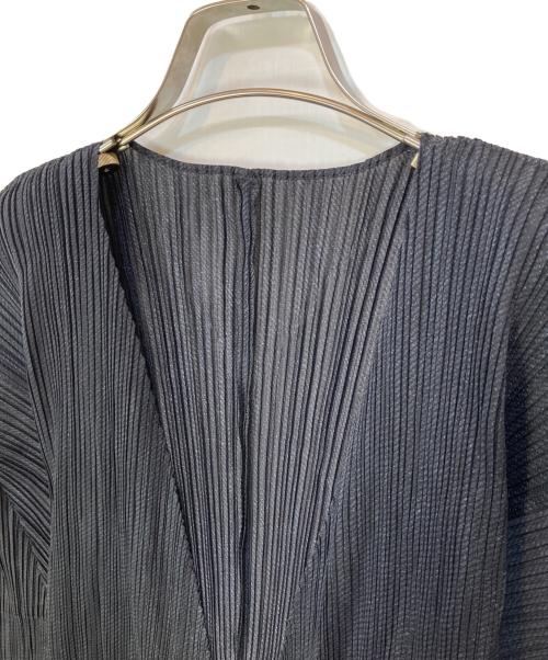 PLEATS PLEASE（プリーツプリーズ）PLEATS PLEASE (プリーツプリーズ) 長袖プリーツシャツ ブラック サイズ:3の古着・服飾アイテム