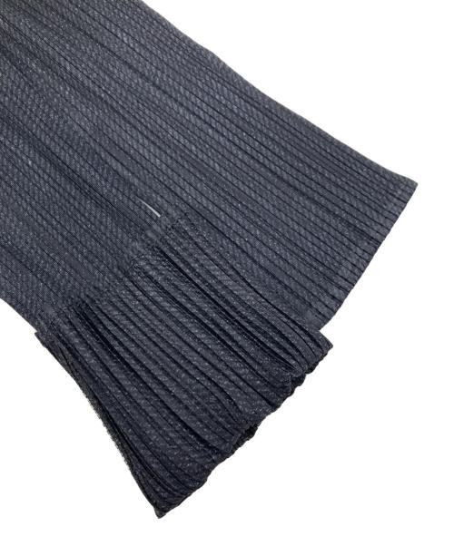 PLEATS PLEASE（プリーツプリーズ）PLEATS PLEASE (プリーツプリーズ) 長袖プリーツシャツ ブラック サイズ:3の古着・服飾アイテム