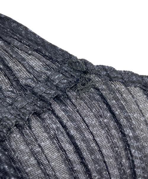 PLEATS PLEASE（プリーツプリーズ）PLEATS PLEASE (プリーツプリーズ) 長袖プリーツシャツ ブラック サイズ:3の古着・服飾アイテム