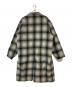 COOTIE (クーティー) Napping Ombre Check Shop Coat/起毛オンブレチェックショップコート ブラック サイズ:L：15000円