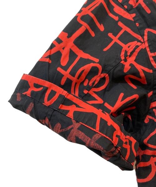 COMME des GARCONS SHIRT（コムデギャルソンシャツ）COMME des GARCONS SHIRT (コムデギャルソンシャツ) SUPREME (シュプリーム) Graphic Shirt ブラック×レッド サイズ:Ｌの古着・服飾アイテム