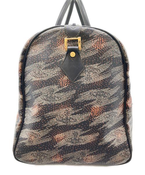 Vivienne Westwood（ヴィヴィアンウエストウッド）Vivienne Westwood (ヴィヴィアンウエストウッド) オーブグラフィック ボストンバッグ ブラック サイズ:-の古着・服飾アイテム