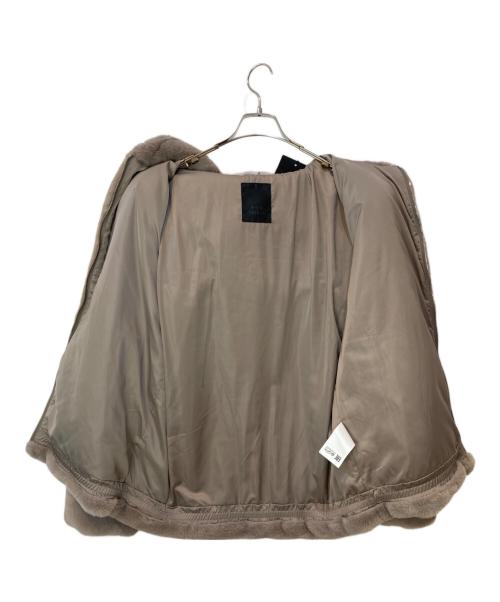 TATRAS（タトラス）TATRAS (タトラス) ORJAN バックロゴ ボアファー フード ブルゾン グレー サイズ:04 未使用品の古着・服飾アイテム