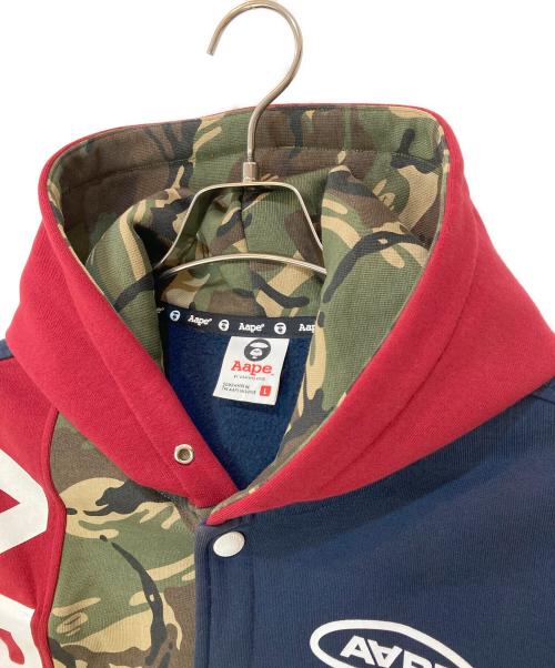 Aape BY A BATHING APE（エーエイプ バイ アベイシングエイプ）Aape BY A BATHING APE (エーエイプ バイ アベイシングエイプ) クレイジーパターンスタジャン マルチカラー サイズ:Lの古着・服飾アイテム