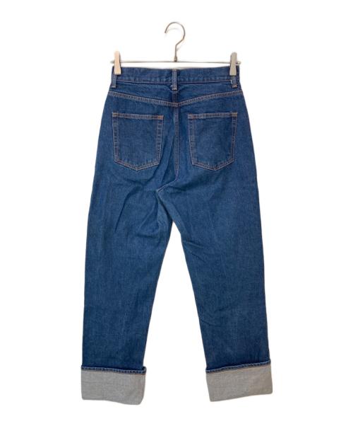 BLACK by moussy（ブラックバイマウジー）BLACK by moussy (ブラックバイマウジー) selvedge one wash denim インディゴ サイズ:25の古着・服飾アイテム
