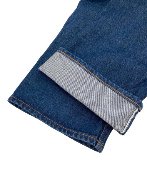BLACK by moussy（ブラックバイマウジー）BLACK by moussy (ブラックバイマウジー) selvedge one wash denim インディゴ サイズ:25の古着・服飾アイテム