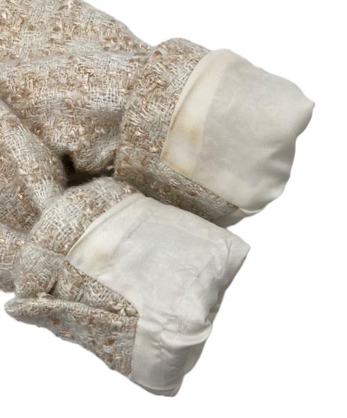 darich（ダーリッチ）Darich (ダーリッチ) スプリングツイードコンパクトジャケット＆スカート アイボリー サイズ:JKT:FREE SKT:Mの古着・服飾アイテム