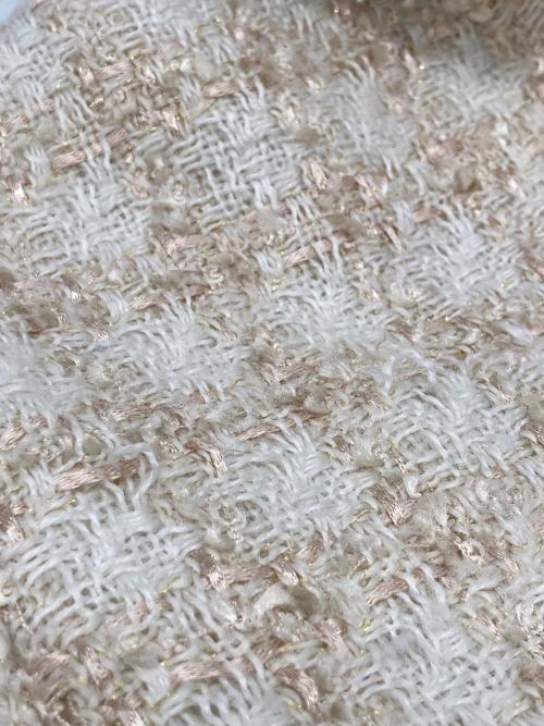 darich（ダーリッチ）Darich (ダーリッチ) スプリングツイードコンパクトジャケット＆スカート アイボリー サイズ:JKT:FREE SKT:Mの古着・服飾アイテム