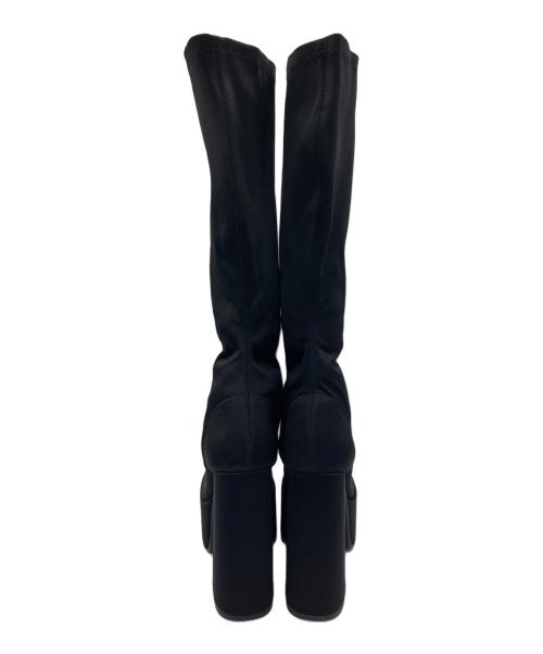 darich（ダーリッチ）Darich (ダーリッチ) ウルトラストレッチロングブーツ ブラック サイズ:Mの古着・服飾アイテム