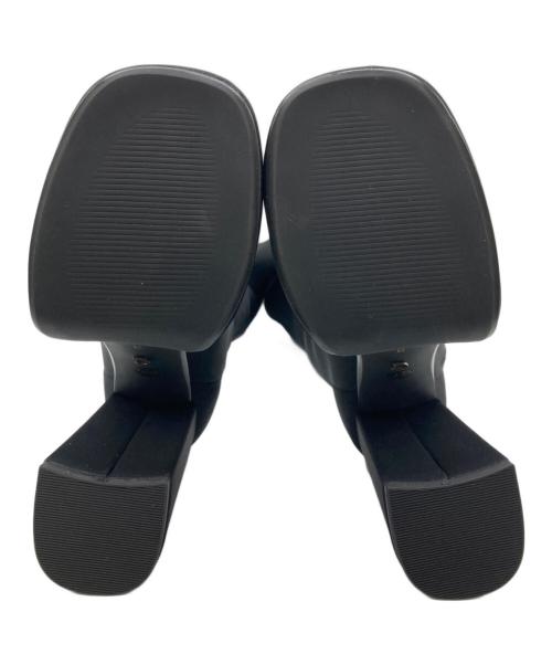 darich（ダーリッチ）Darich (ダーリッチ) ウルトラストレッチロングブーツ ブラック サイズ:Mの古着・服飾アイテム