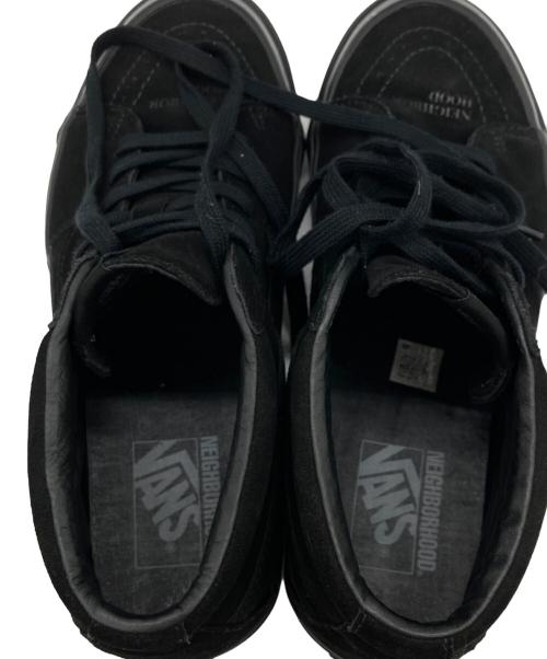 VANS（ヴァンズ）VANS (バンズ) NEIGHBORHOOD (ネイバーフッド) SK8-MID 83 DX BLACK ミッドカットスニーカー BLACK サイズ:US9.5の古着・服飾アイテム