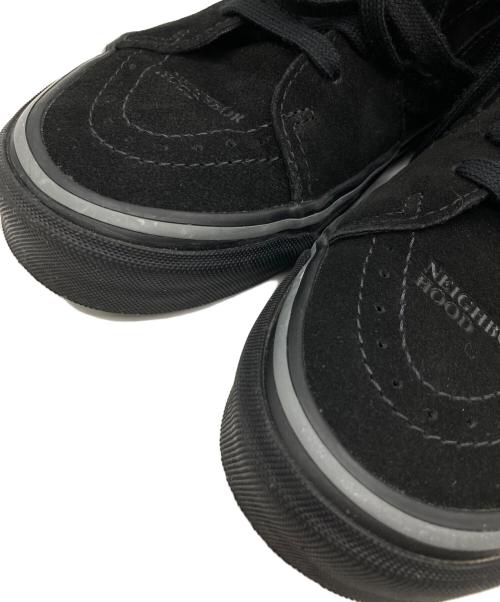 VANS（ヴァンズ）VANS (バンズ) NEIGHBORHOOD (ネイバーフッド) SK8-MID 83 DX BLACK ミッドカットスニーカー BLACK サイズ:US9.5の古着・服飾アイテム