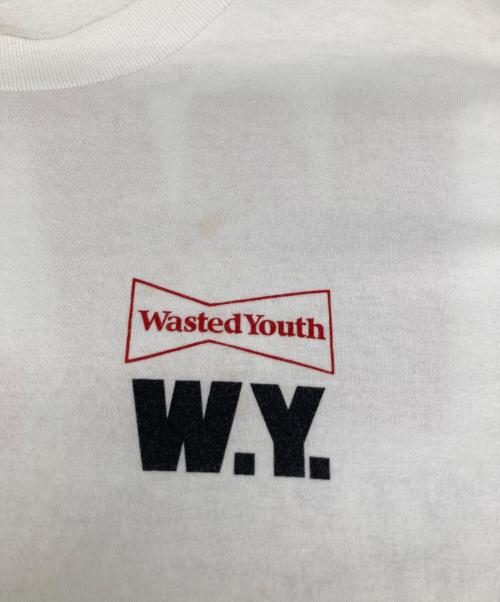 WASTED YOUTH（ウェイステッドユース）WASTED YOUTH (ウェイステッドユース) プリントTシャツ ホワイト サイズ:XLの古着・服飾アイテム