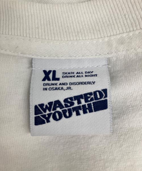 WASTED YOUTH（ウェイステッドユース）WASTED YOUTH (ウェイステッドユース) プリントTシャツ ホワイト サイズ:XLの古着・服飾アイテム