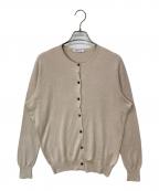 EVERYDAY I LIKE.エヴリデイ アイ ライク）の古着「EVERYDAY クルーネックカーディガン」｜ベージュ