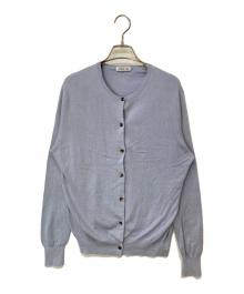 EVERYDAY I LIKE.（エヴリデイ アイ ライク）の古着「EVERYDAY クルーネックカーディガン」｜ブルー