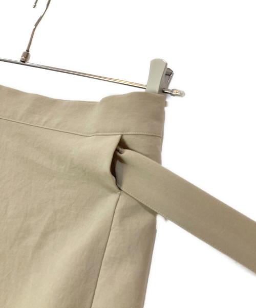NO CONTROL AIR（ノーコントロールエアー）NO CONTROL AIR (ノーコントロールエアー) ラップロングスカート ベージュ サイズ:38の古着・服飾アイテム