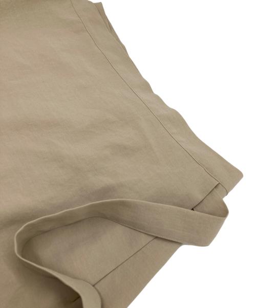 NO CONTROL AIR（ノーコントロールエアー）NO CONTROL AIR (ノーコントロールエアー) ラップロングスカート ベージュ サイズ:38の古着・服飾アイテム