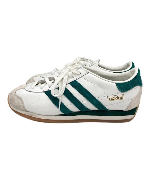 adidas（アディダス）adidas (アディダス) COUNTRY JAPAN/カントリージャパン BYローカットスニーカー CWHITECGREEN サイズ:24㎝の古着・服飾アイテム