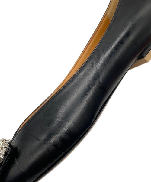 Pippichic（ピッピシック）Pippichic (ピッピシック) ANNA V JEWERLY ビジュー パンプス ブラック サイズ:37の古着・服飾アイテム