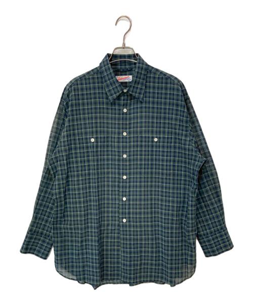Spick and Span（スピック＆スパン）Spick and Span (スピックアンドスパン) コットンボイルチェックシャツ グリーン サイズ:-の古着・服飾アイテム