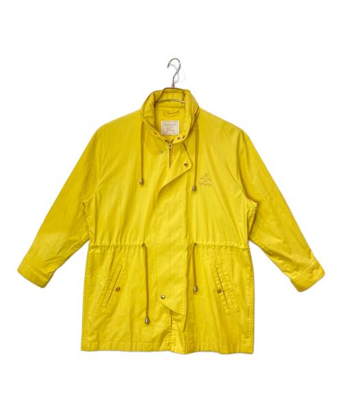 Burberry's（バーバリー）Burberry's (バーバリーズ) ドローストリングコート イエロー サイズ:9の古着・服飾アイテム